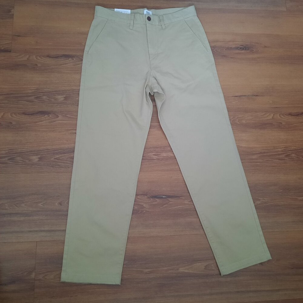 NWT  H&M no9 Essentials regularfit pants Size 30x29 Tan